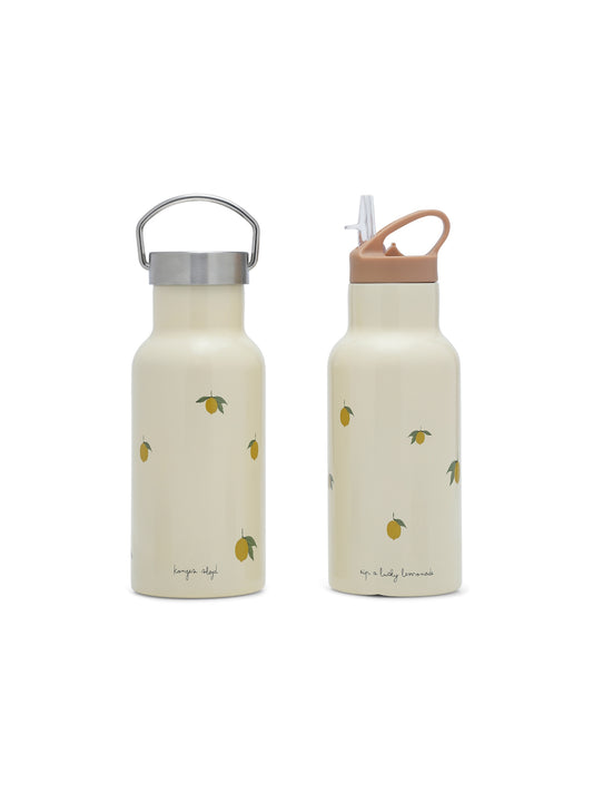 BOTELLA TÉRMICA 2 TAPONES LEMON Konges Slojd KIDSME