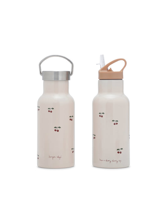 BOTELLA TÉRMICA CHERRY 2 TAPONES Konges Slojd KIDSME