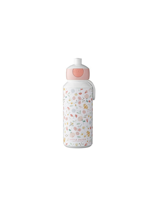 BOTELLA FLORES Y MARIPOSAS 400ml Little dutch KIDSME