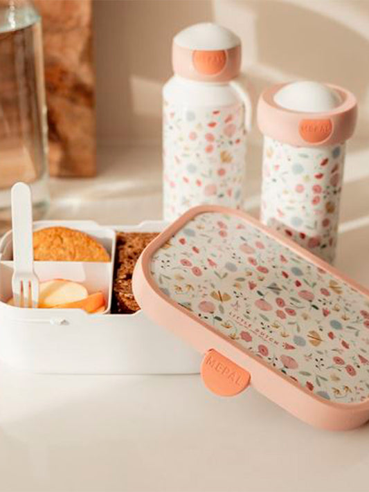 CAJA DE ALMUERZO FLORES Y MARIPOSAS Little dutch KIDSME