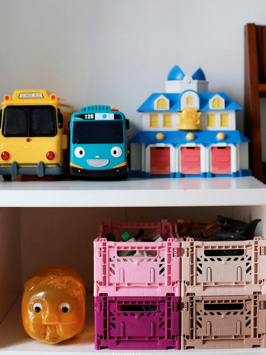 CAJA PLEGABLE MINI WARM TAUPE Ayksa KIDSME