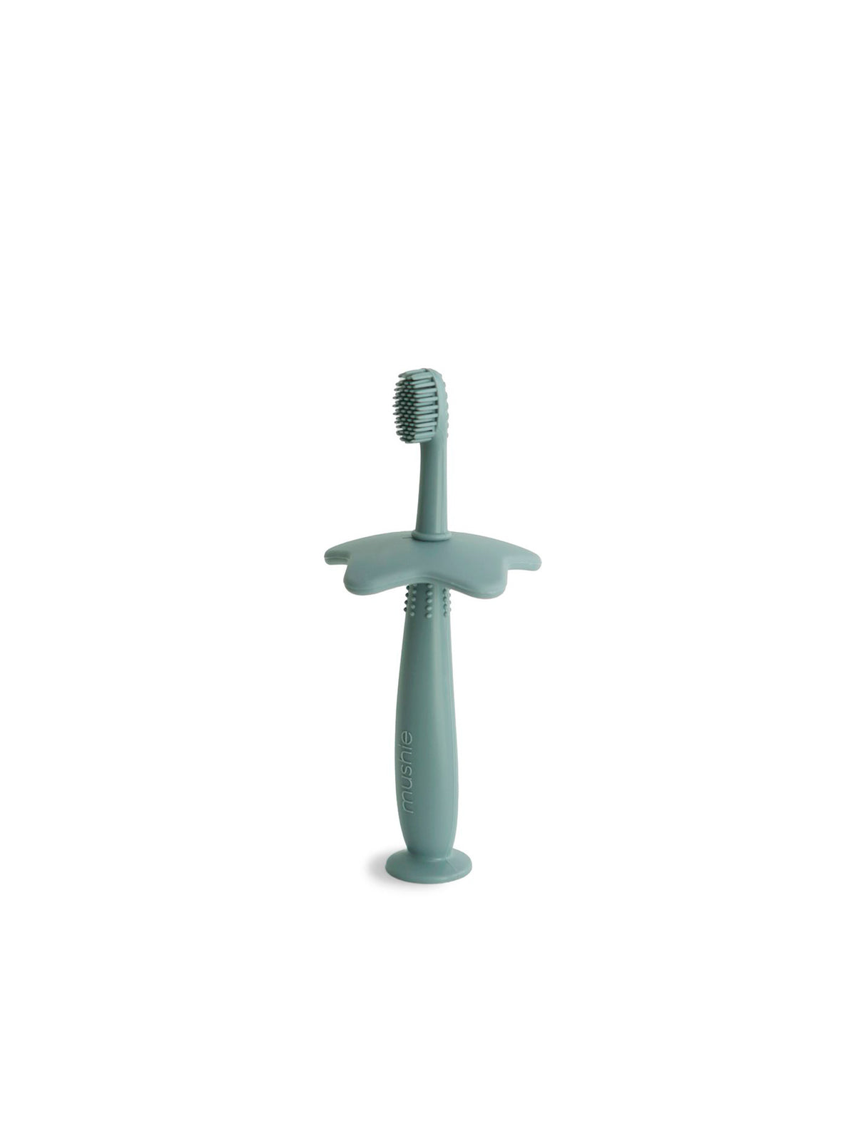 CEPILLO DIENTES SILICONA ESTRELLA CAMBRIDGE BLUE Mushie KIDSME