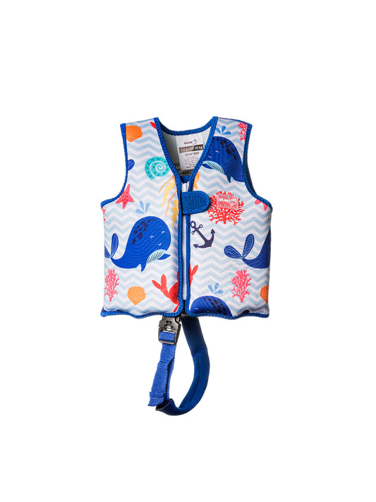 CHALECO FLOTADOR BALLENAS 1-2 AÑOS Mundo Petit KIDSME