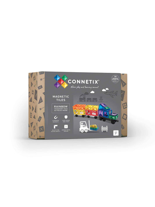 50 PIEZAS MAGNETICAS CONNETIX TRANSPORTES Connetix KIDSME
