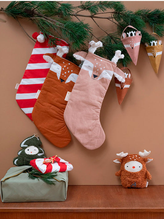 CALCETÍN NAVIDAD DEER CINNAMON Fabelab KIDSME