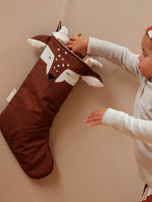 CALCETÍN NAVIDAD DEER CHELSNUT Fabelab KIDSME