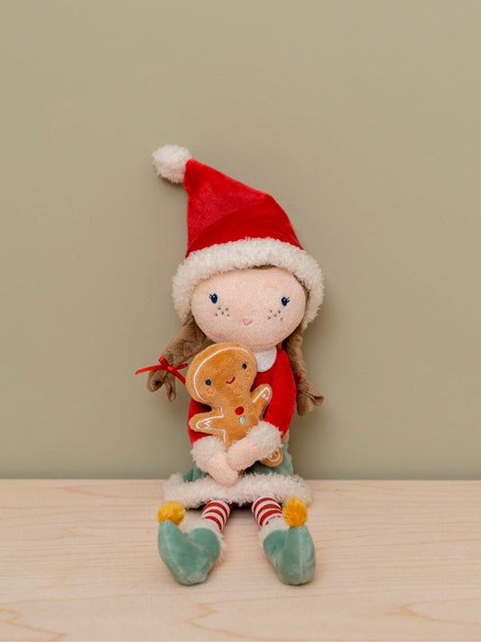 MUÑECA ROSA BLANDITA NAVIDAD Little dutch KIDSME