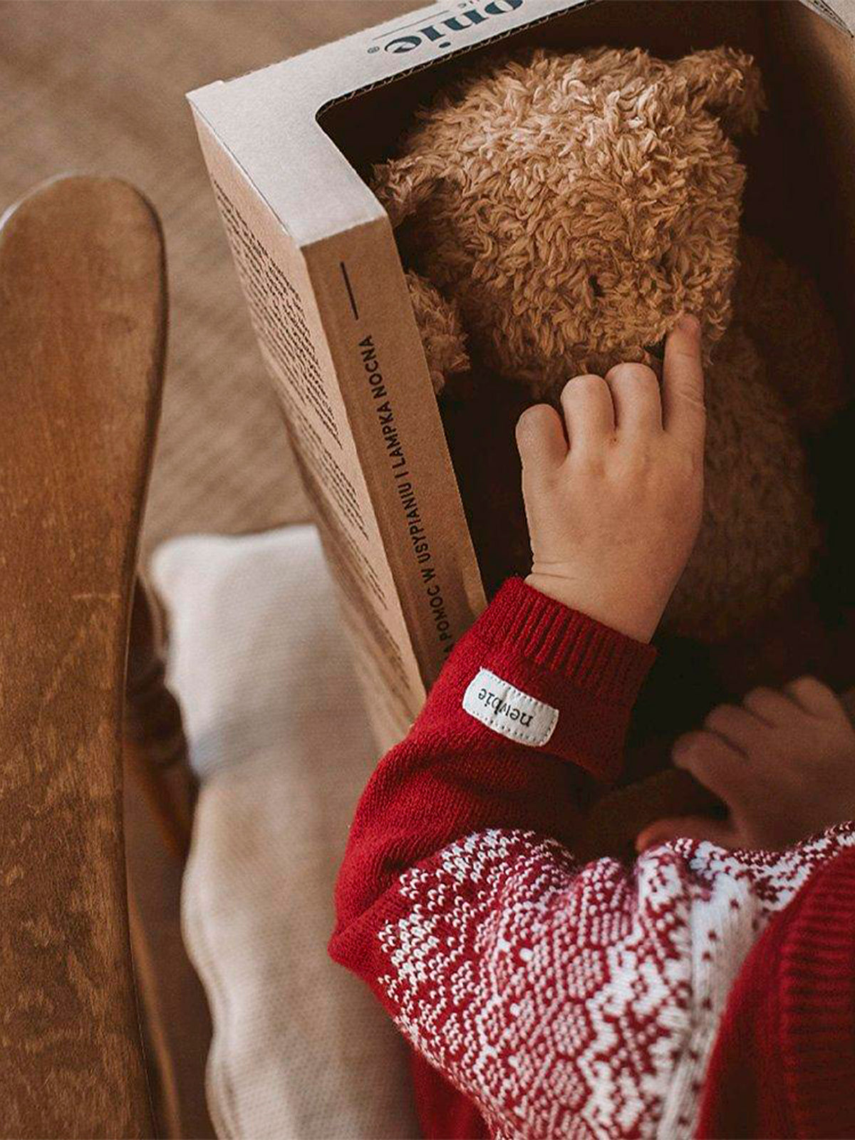 OSO DE PELUCHE LUZ Y SONIDO CARAMEL NATURE Moonie KIDSME