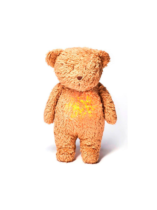 OSO DE PELUCHE LUZ Y SONIDO CAPUCCINO NATURE Moonie KIDSME