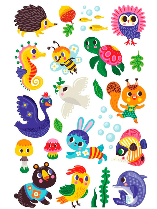 TATUAJES TEMPORALES WE ARE FAMILY Petit Monkey KIDSME