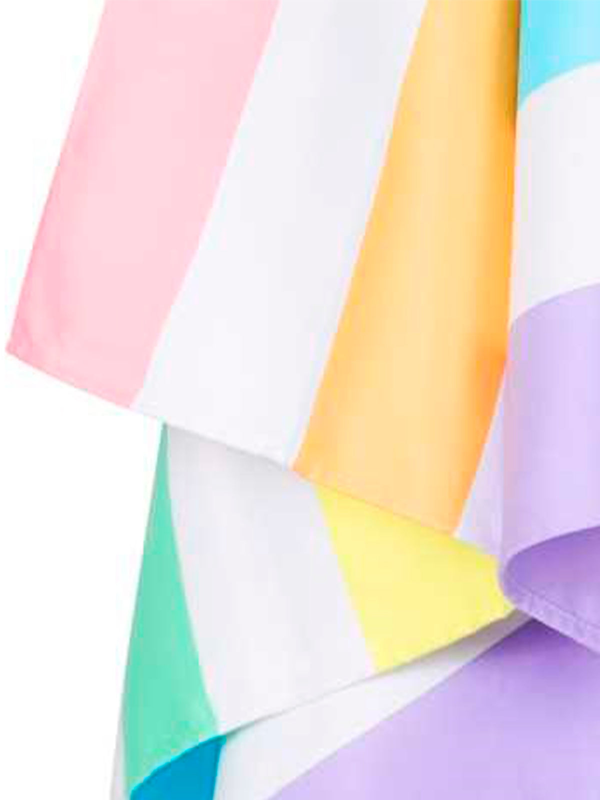 TOALLA PLAYA MICROFIBRA SUMMER RAINBOW PASTEL Dock & Bay KIDSME